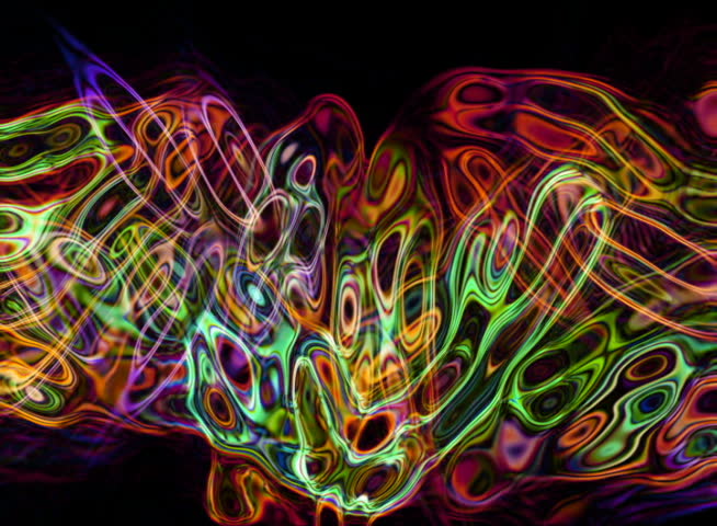 PAL - Motion 527: Abstract fluid forms pulse, ripple and flow (Loop).