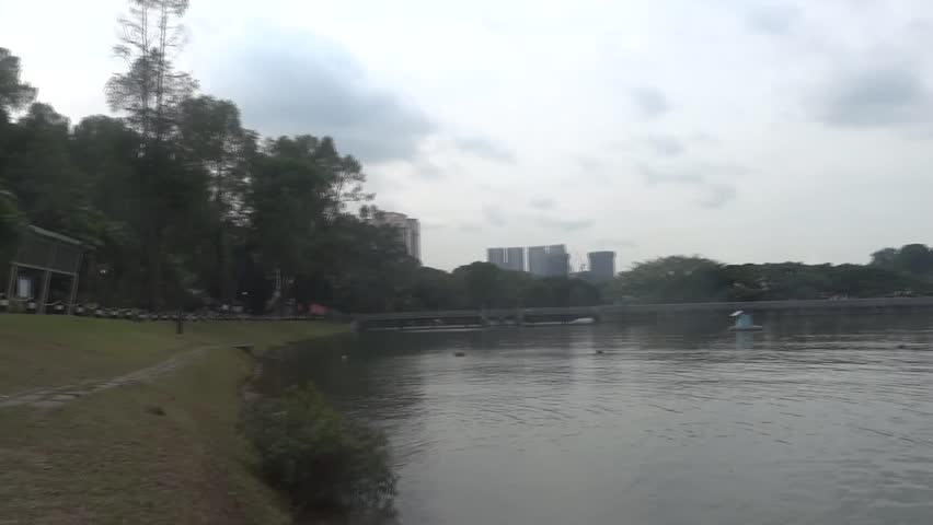 View on McRitchie reservoire in Singapore