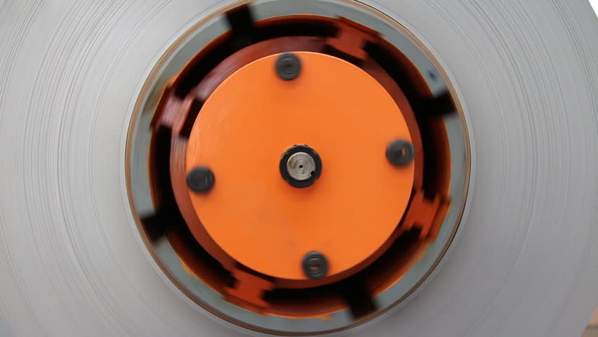 Steel sheet (silicon steel) roll pay off turning