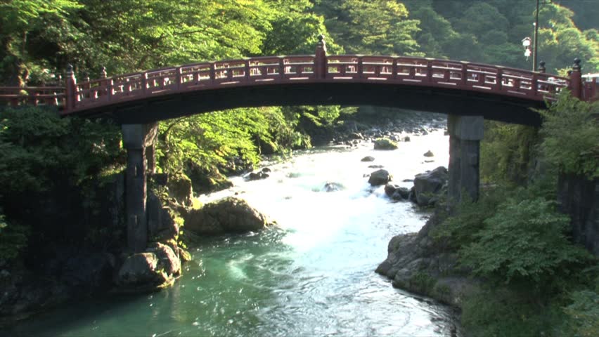 TOCHIGI, JAPAN - CIRCA 2012: The sacred bridge