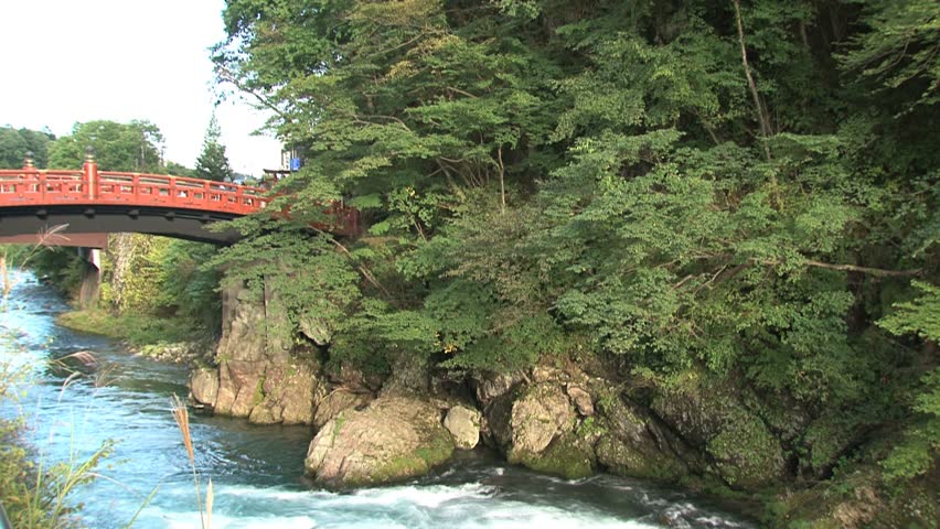 TOCHIGI, JAPAN - CIRCA 2012: The sacred bridge