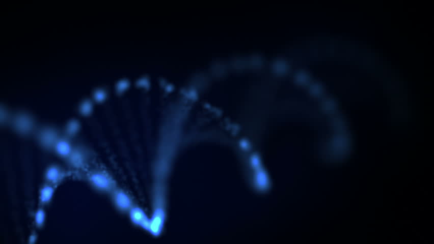 Animated abstract DNA, HD 1080p, loop.