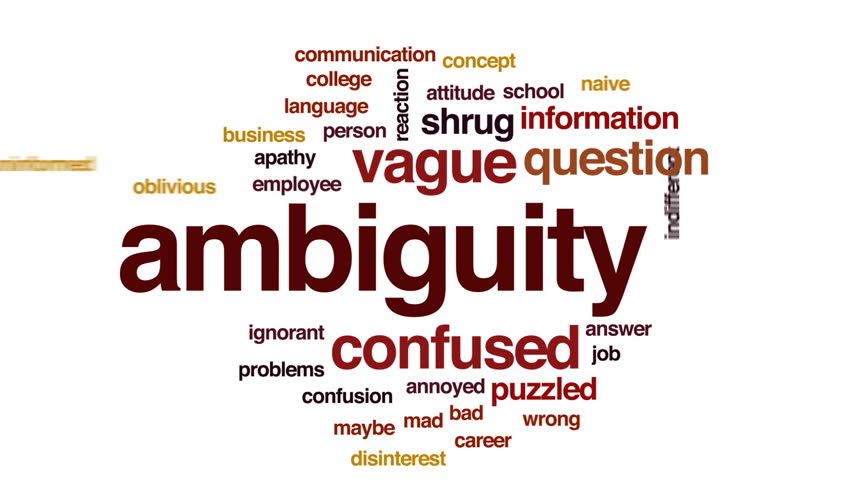 Header of ambiguity