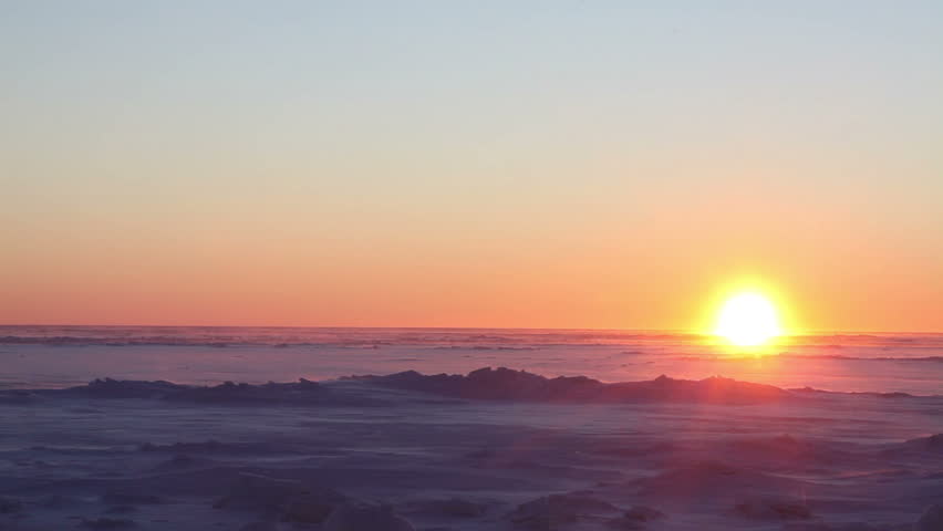 Arctic Twilight, Sea Ice Sheet