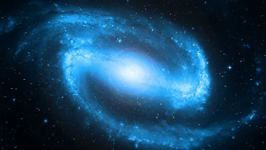 Space Travel - Hyperspace Flight. Animation of the space travel - reaching  hyper speed.
