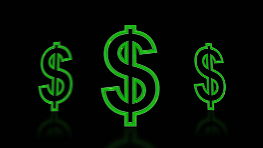 The dollar sign which moves all a transparency a background