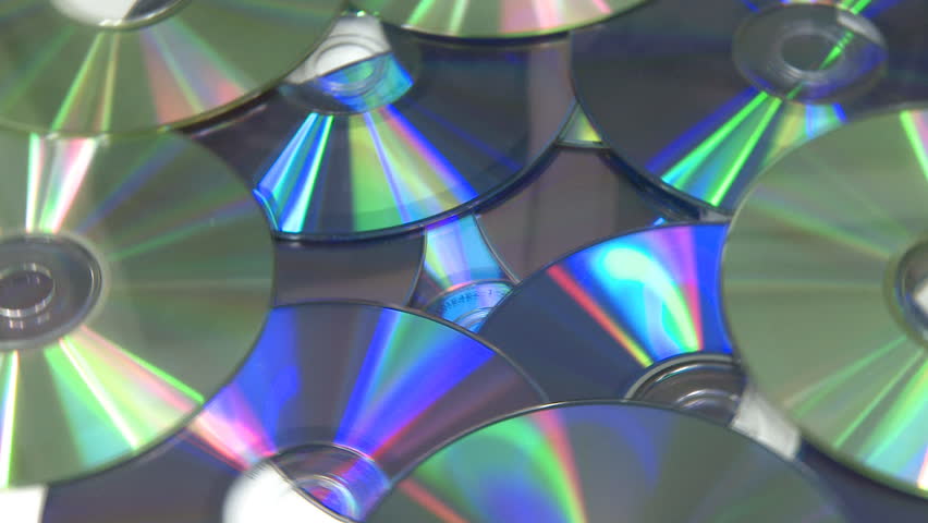Computer CD DVD rotating 