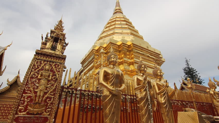 Buddhist temple in Chiang Mai Thailand