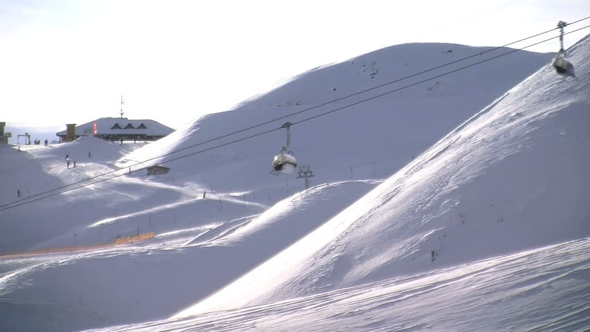 A shot from the winter sports area in Ischgl, Austria