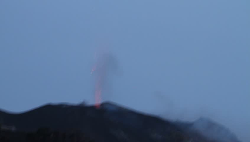 spectacular volcano eruption
