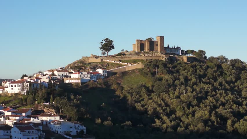 The Castle, Cortegana. Huelva province, Andalusia, Spain
