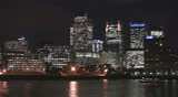 London, Canary Warf and River Themse - HD 1080p