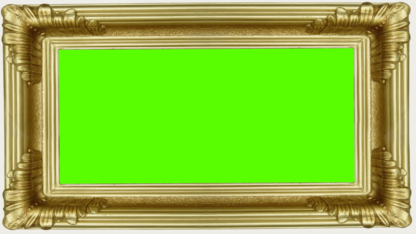 green photo frames