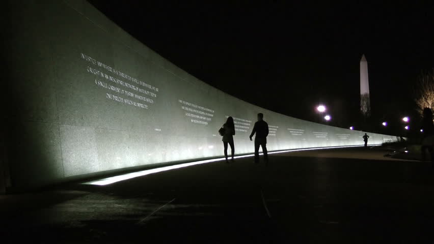 WASHINGTON, DC - NOV. 22: Inscription Wall at Martin Luther King Memorial on November 22, 2012 in Washington, DC.