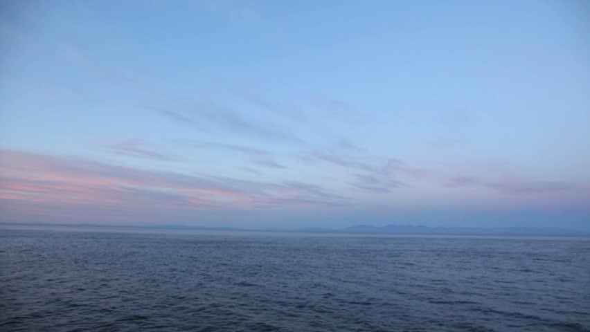 Georgia Strait near Vancouver BC from a BC Ferry.