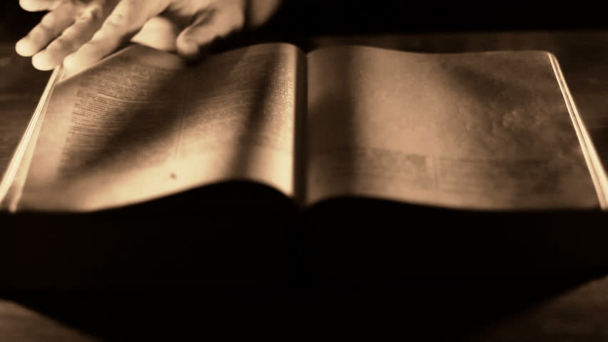 A picturesque scene with a book