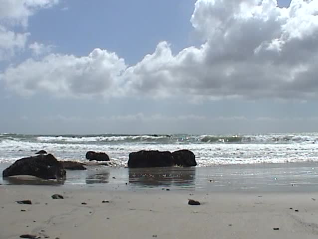 high surf in dana point california
