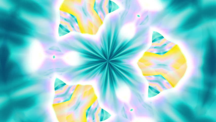 Kaleidoscope 1 - Ornamental Video Background Loop /// Artistic moving kaleidoscopic pattern.