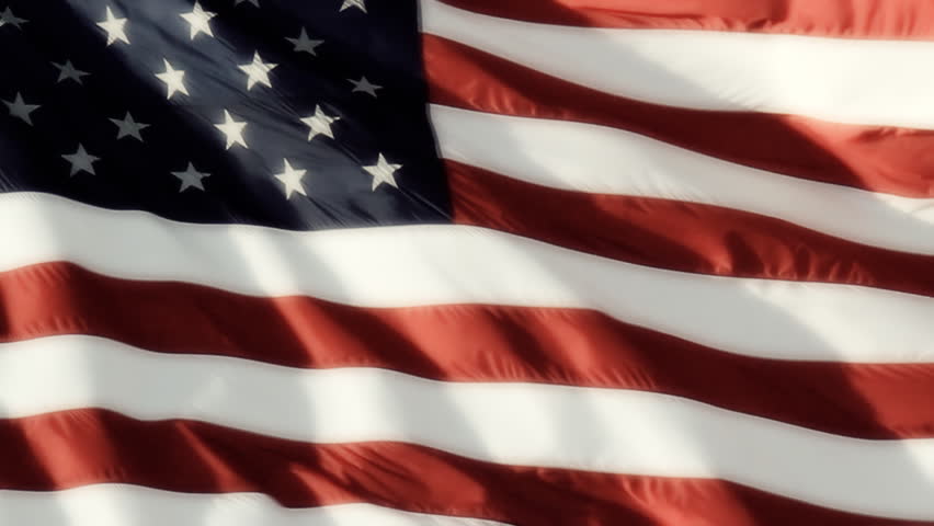 Classic Flag Smooth. Real video of a large American flag blowing in the wind, shot at a high frame rate and slowed to 25% for a very smooth, buttery movement.