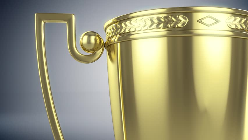 Trophy cup dolly out 