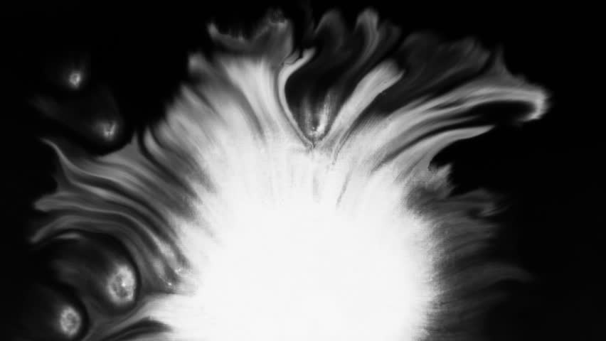 Ink Bloom/Ink or paint reveal/Ink reveal for matte