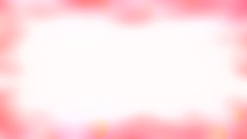 A softly flowing pink-edged shape ready for a central theme