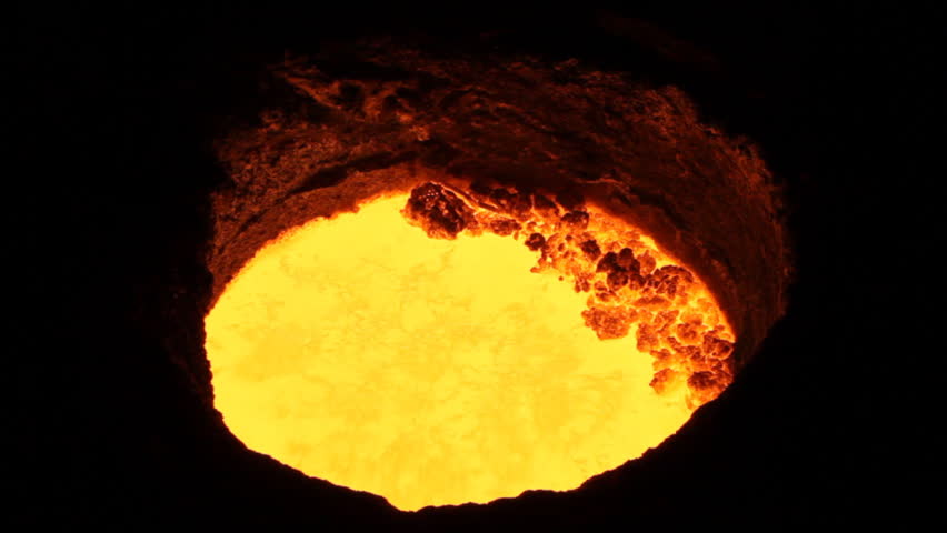 Liquid metal in the factory, foundry, smelting iron and processing