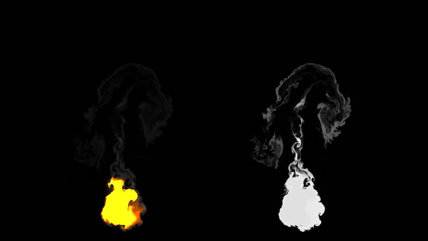 ignition of a flame or fire, good for torches, fire or flame effects with alpha