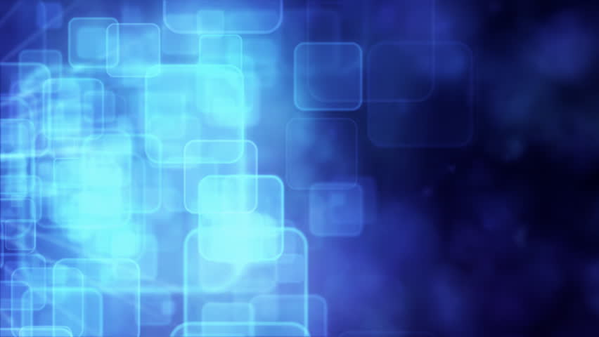 Glowing Boxes - Blue