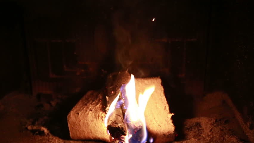 burning fire fireplace night Full HD progressive video  SLR Canon 6d