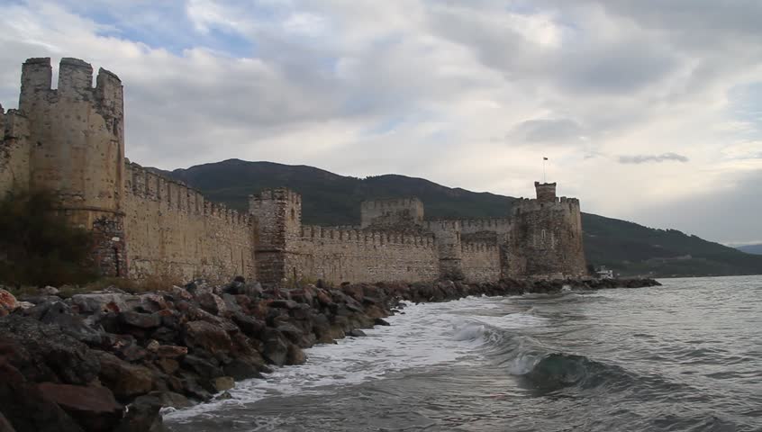 Maumere fortress on the coast near Anamur, Turkey