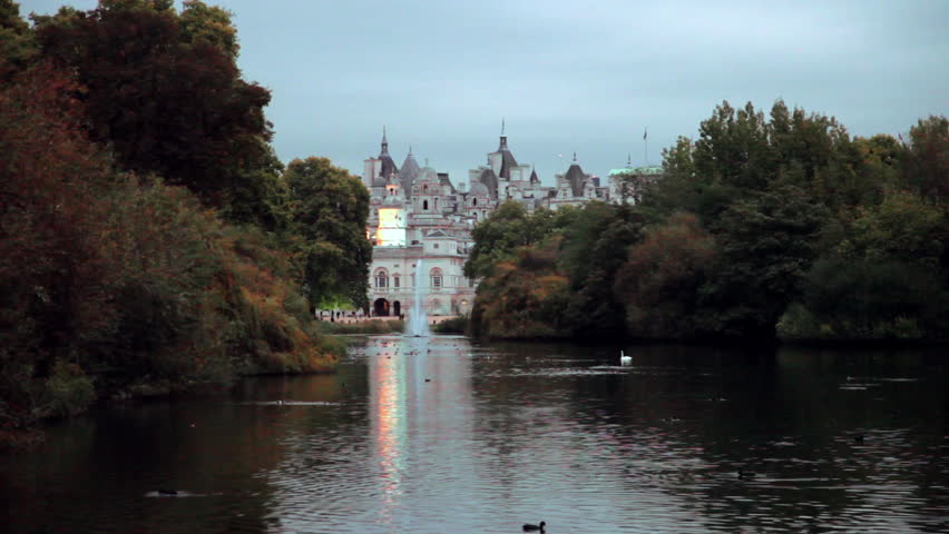 Bridge overlooking a river with buildings in the distance in London