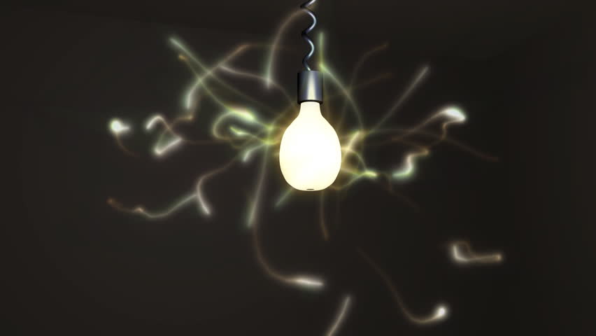 insect flying around lamp 