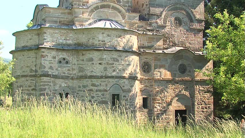 Orthodox Monastery Naupara XIV century,Serbia, 2012. August 10th