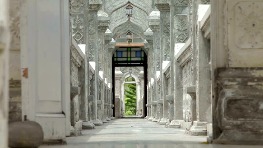 Architectural wonders at the Karangasem water temple in Bali, Indonesia