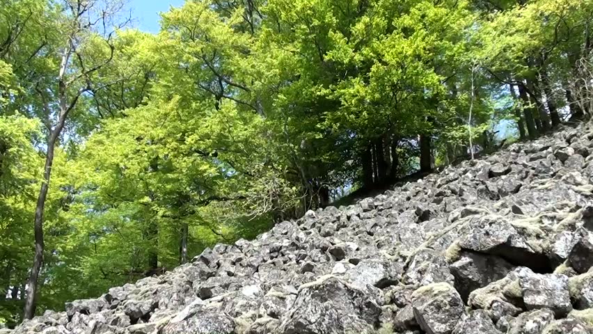 Basalt stockpile