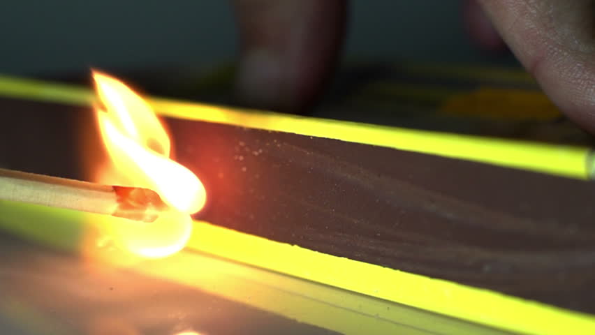 a match being struck shot in super slow motion with the sony FS700 high speed camera
