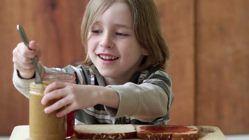 Peanut butter and Jelly sandwich snack