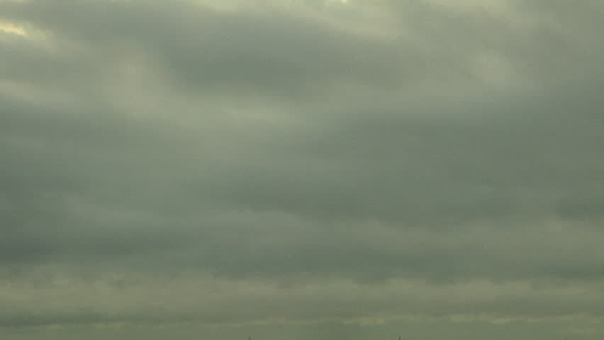 Stormy Sunset. Fracto stratus create a low, broken ceiling, a tough aviation weather forecasting problem