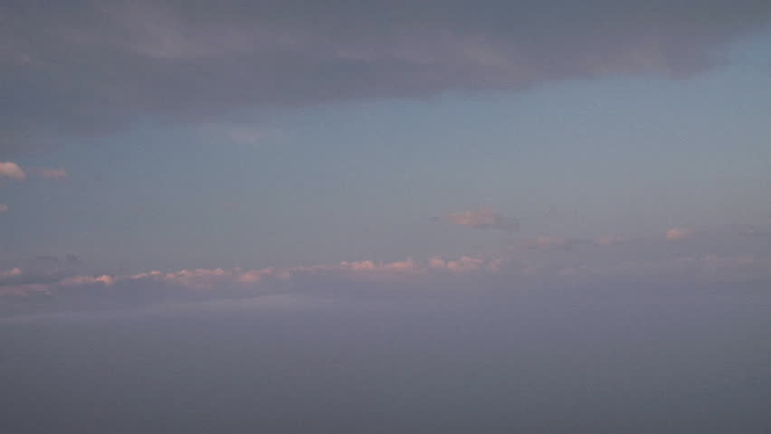 Surf's Up. Gravity waves on top of fog bank break as if ocean waves
