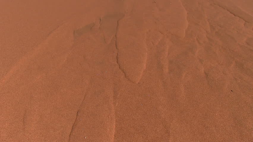 Sliding sand from sanddune