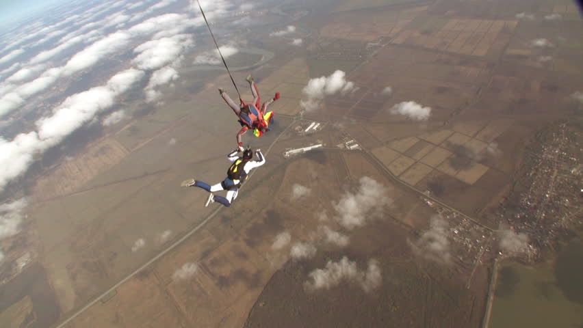 Skydiving video. Tandem.