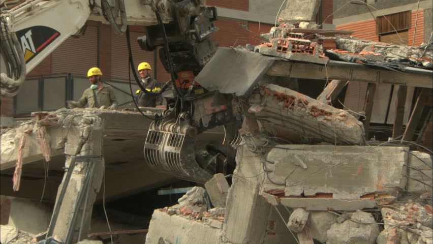 L'AQUILA, ITALY - CIRCA 2009: Recovery from the 2009 L'Aquila earthquake.