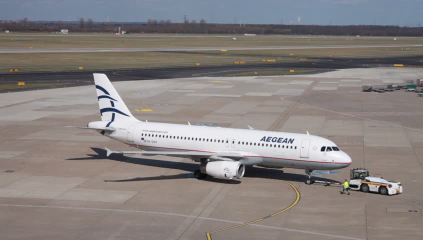 DUSSELDORF, GERMANY â MARCH 18: Dusseldorf International Airport handles over 20 million passengers per year. March 18, 2013,  DÃ¼sseldorf, Germany
