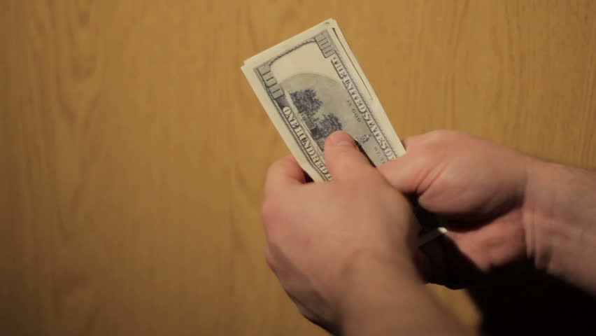 Money in the hands