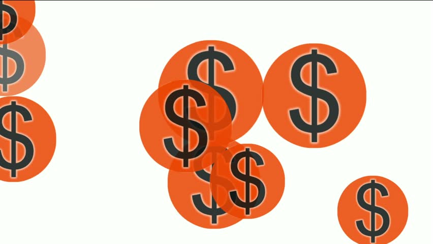 Float USA dollars sign.