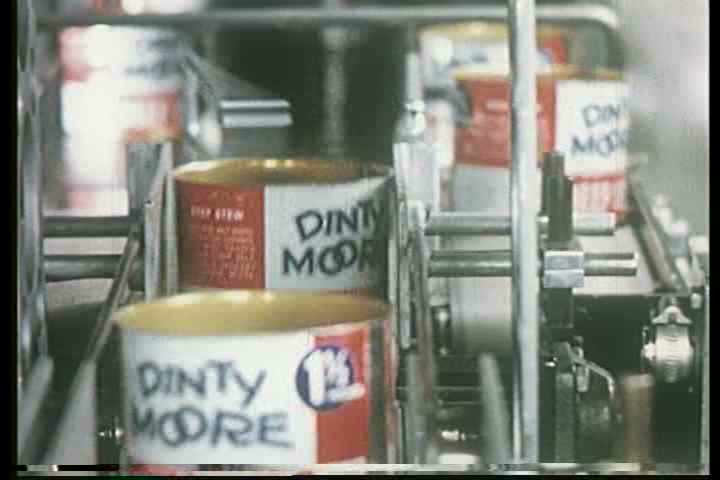 1960s - The making of beef stew and dry sausage in the Hormel factory.