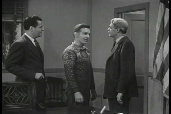 1940s - Joe gets a lecture from the judge about smoking, permissiveness and drinking, and Shakespeare.
