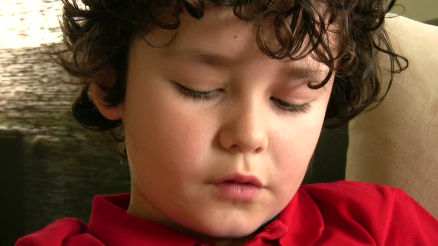 Little boy eating sweets. Obesity and Unhealthy Eating concepts. 