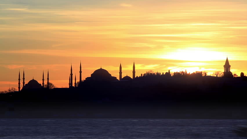 Historical Istanbul. Timelapse
